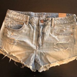 Denim shorts